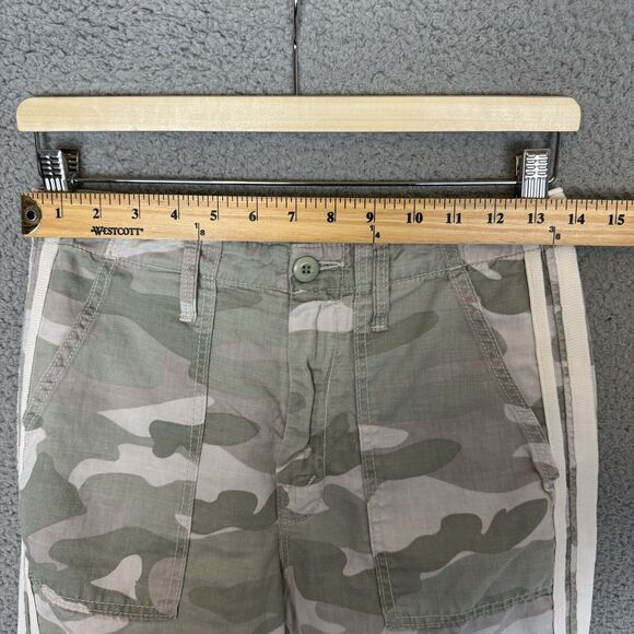 Mother Pants Womens 25 The Shaker Chop Crop Fray‎ In Desert Camo - Picture 5 of 10